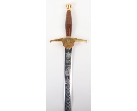 Wilkinson Commemorative Sword for Peel Regional Police (Canada), celebrating 25 years commitment to excellence 1974-1999, str