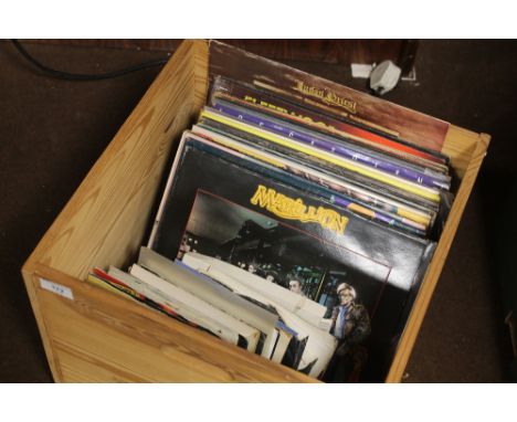 A COLLECTION OF ASSORTED RECORDS, LP'S AND SINGLES, to include Bruce Springsteen, Fleetwood Mac, Meatloaf, Deep Purple, Slade