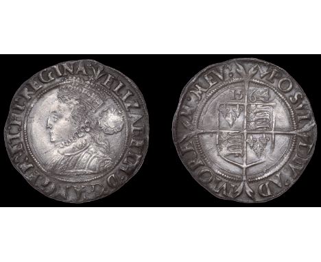 Elizabeth I (1558-1603), Third issue, Sixpence, 1564/2, mm. pheon, bust 3E, normal flan, Tudor rose, reads elizabeth d g ang 