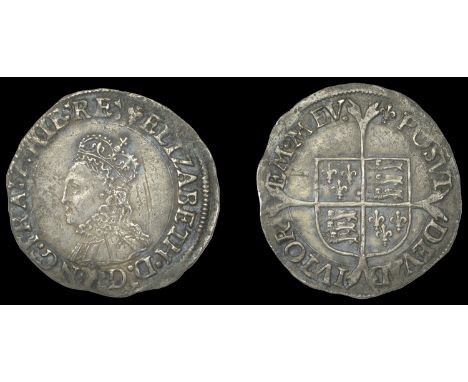 Elizabeth I (1558-1603), First issue, Groat, mm. lis, bust 1F, wire-line inner circles, reads elizabeth d g ang fra z hib re,