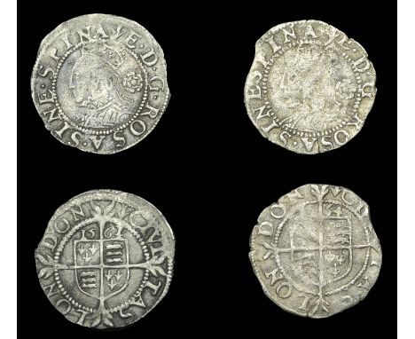 Elizabeth I (1558-1603), Third issue, Threehalfpence (2), 1562/1, mm. pheon, bust 3G, small flan, small inner circles, large 