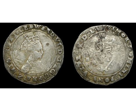 Edward VI (1547-1553), Second period, 6 oz. issue, Shilling, mdl, Tower II, mm. crowned leopard’s head, bust 5, 4.61g/5h (N 1