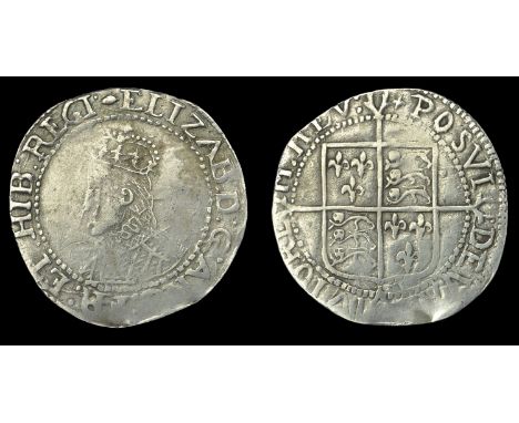 Elizabeth I (1558-1603), Miscellaneous, Contemporary imitations: Shilling, mm. uncertain, silver (?), reads elizab d g ang fr