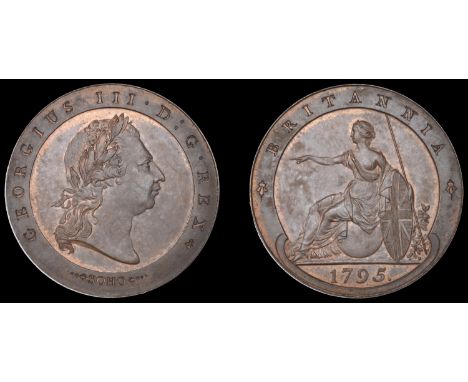 George III (1760-1820), Pre-1816 issues, Pattern Halfpenny, 1795 (late Soho), by C.H. Küchler, in copper, laureate bust right