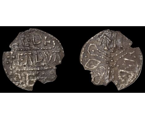 Kings of East Anglia, Eadwald (796-800), Penny, Ipswich?, Botræd, l:d+ +eadva rex in three lines, rev. bo á›r ed in angles of