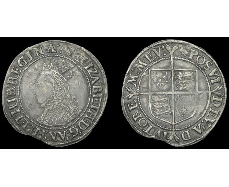 Elizabeth I (1558-1603), Second issue, Shilling, mm. martlet, bust 3B, reads elizabeth d g an fr et hib regina :, 6.18g/11h (