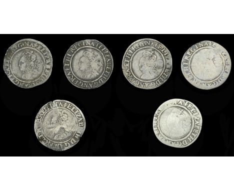 Elizabeth I (1558-1603), Third issue, Sixpences (6), all 1561, mm. pheon, bust 1F, normal flan, plain rose, small shield, rea