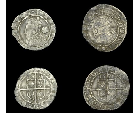 Elizabeth I (1558-1603), Fifth issue, Threehalfpence (2), 1578/5, mm. Greek cross, bust 3G, reads e d g rosa sine spina, 0.72