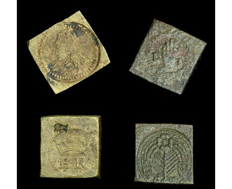 Elizabeth I (1558-1603), Miscellaneous, Coin weights: Half-Pound, bust left, rev. crowned er, crowned i punch-mark [for James