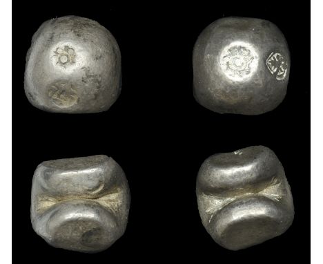 Thailand, Rama II (1809-24), ‘bullet’ money, Baht, 15.32g (KM. C20); Rama III (1824-51), ‘bullet’ money, Baht, 15.37g (KM. C4