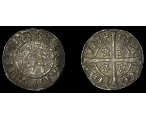 Scotland, Alexander III, Second coinage, Sterling, class E, wedge tailed r, letters with incurved uprights, 1.39g/12h (SCBI 3