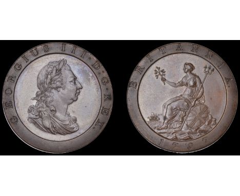 George III (1760-1820), Pre-1816 issues, Proof Penny, 1797 (late Soho), in bronzed-copper, edge plain, 28.97g/6h (BMC 1125 [K