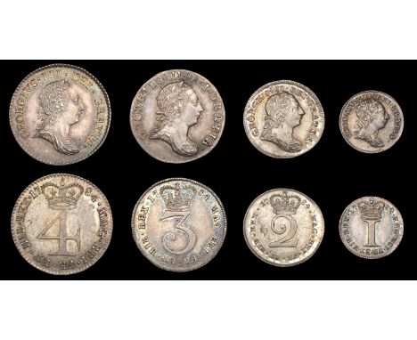 George III (1760-1820), Pre-1816 issues, Maundy set, 1784 (ESC 2417; S 3762) [4]. Extremely fine £200-£300  ---  Provenance: 