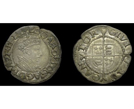 Edward VI (1547-1553), First period, Halfgroat, Canterbury, no mm., reads edoard, 1.25g/1h (N 1901; S 2459). Two minor striki