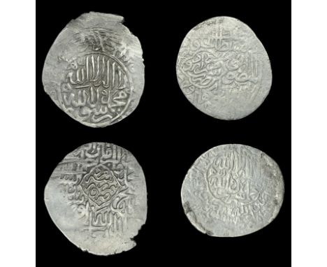 Shaybanid, Muhammad Shaybani (905-916h), Tanka, Nimruz, no date visible, 5.17g/6h (A 2978.2; ICV 4037); Kuchkunji (916-37h), 