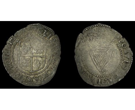 Elizabeth I (1558-1603), Irish issues, Third issue, Threepence, mm. star, reads elizabeth d g an fr et hiber re, 1.37g/12h (B