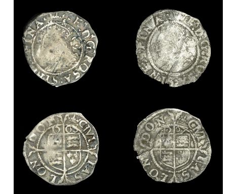 Elizabeth I (1558-1603), Third issue, Threehalfpence (2), 1567, mm. coronet, bust 3G, reads e d g rosa sine spina, 0.58g/9h (