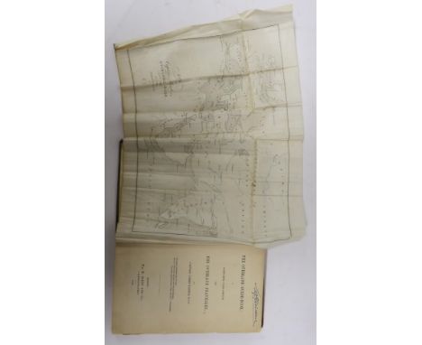 BARBER, Captain James - The Overland Guide-Book; a Complete Vademecum for the Overland Traveller - 1845, with two linen maps,