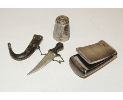A George III silver snuff box of shaped rectangular form with close fitting hinged cover, Birmingham 1813, maker possibly Wil