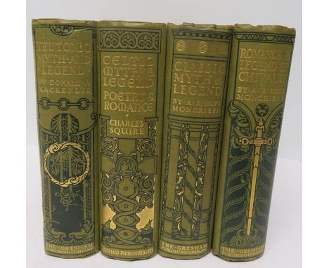 MACKENZIE, Donald - Teutonic Myth & Legend tog w. SQUIRE, Charles - Celtic Muth and Legend: Poetry and Romance and two books 