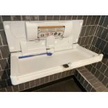1 x Safe Hands Wall Mounted Baby Changer