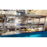 1 x Countertop Heated Passthrough - Twin Shelf with Individual Power Switches