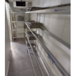 1 x Commercial Fridge Shelf with Hygenic Perforated Shelves and Aluminium Frame