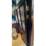 1 x Internal Four Panel Glazed Door with 'Girls' Logo