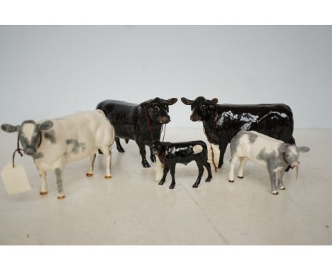Border fine arts ceramic cattle 