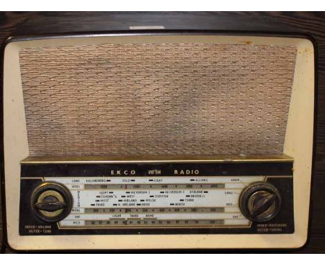 VINTAGE TELEPHONE, TWO RADIOS AND PROJECTOR