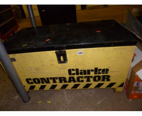 A CLARKE CONTRACTOR LOCKABLE TOOL STORE