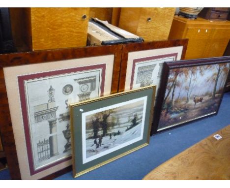 A RIGHT AND LEFT LIMITED EDITION PRINT, 421/850, signed Alan B Hayman, a limited edition shooting print 306/850, signed John 