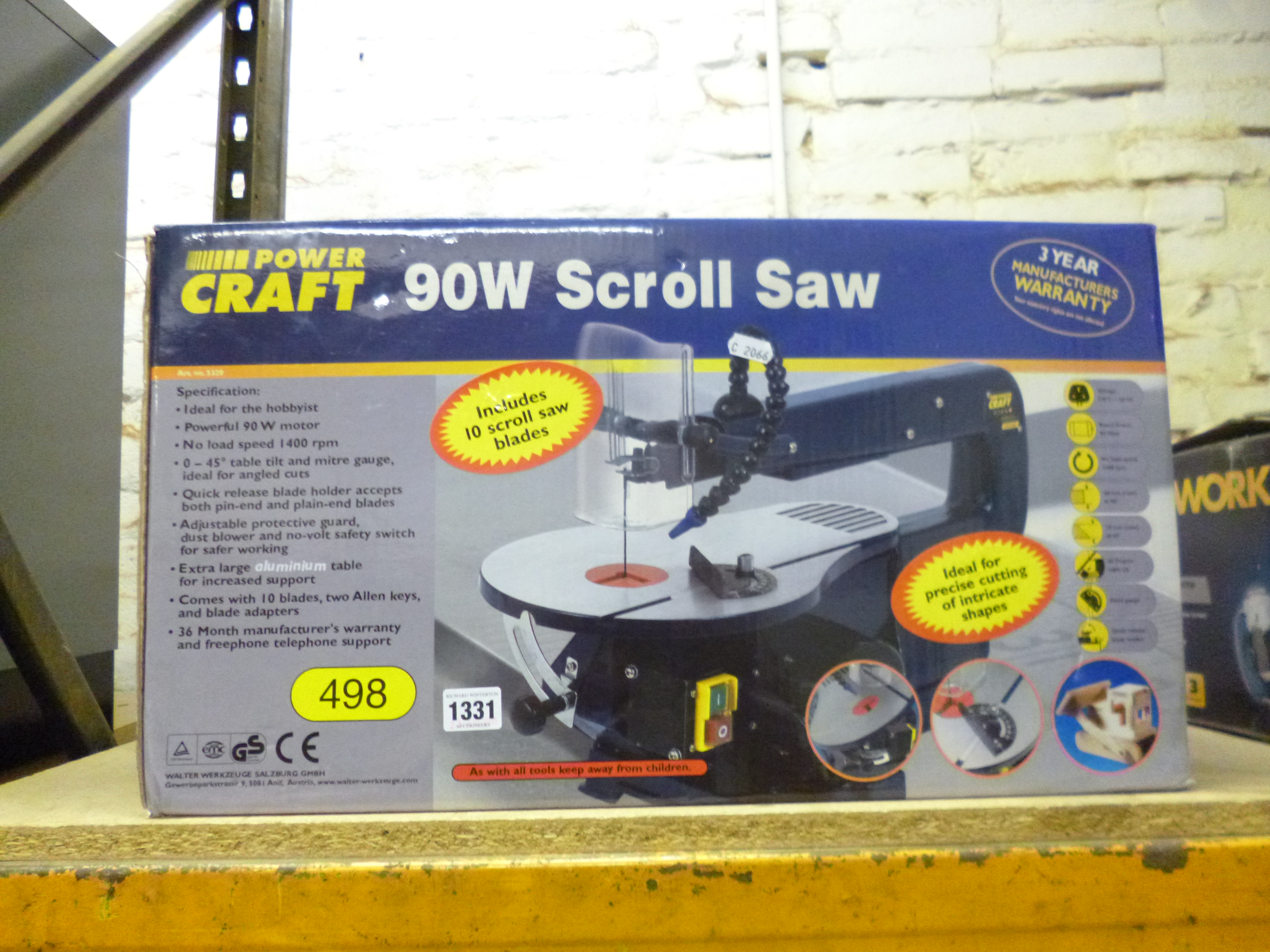A BOXED POWERCRAFT 90W SCROLL SAW