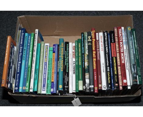 A selection of hardback and other and books, primarily relating to trains and railways, titles including: Goods and Freight, 
