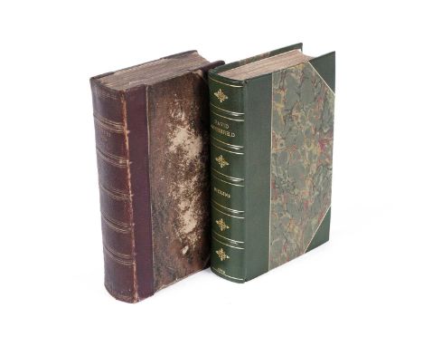 Dickens (Charles), David Copperfield, 8vo, half morocco, first edition, Bradbury &amp; Evans, 1850; together with Dickens (Ch