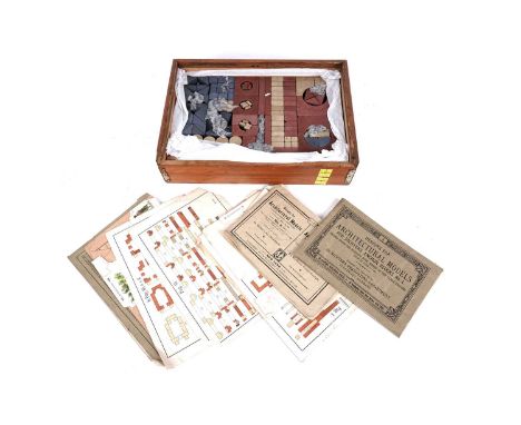 Richter's Anchor Blocks, by F. A. Richter &amp; Co., comprising building blocks and booklets including 'Designs for Architect