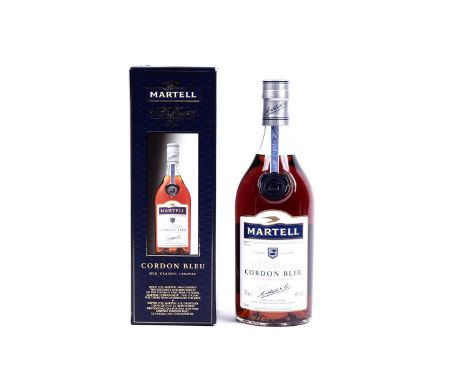 A bottle of Martell Cordon Bleu Old Classic Cognac, 70cl, 40%, boxed.