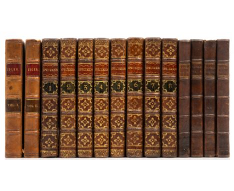 [Johnson (Samuel), and others] The Idler, 2 vol., first collected edition,&nbsp;advertisements at end vol. 2, one or two marg