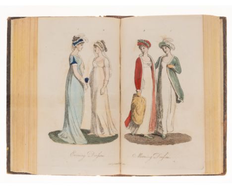 Lady&rsquo;s Monthly Museum (The), vol. 10-16 first series and 1-7 second series, together 14 vol., 13 titles, 187 plates, fe