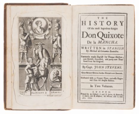 Cervantes Saavedra (Miguel de) The History of the most Ingenious Knight Don Quixote de la Mancha, 2 vol., translated by Capt.