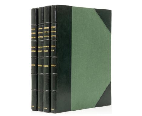 Macquoid (Percy) A History of English Furniture, [The Age of Oak; Walnut; Mahogany; Satinwood], 4 vol., first editions, front