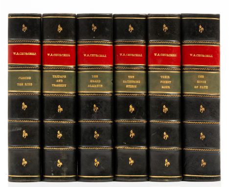 Churchill (Sir Winston Spencer) The Second World War, 6 vol., all but vol. 3 first American editions,&nbsp;half-titles, twent