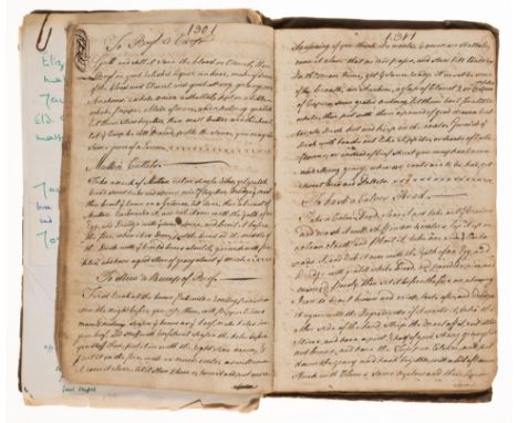 Manuscript.- Cookery.- [Anonymous] & later Hendren (Ann) The Compleat Cook [Collection of recipes], Elizabeth David's copy wi