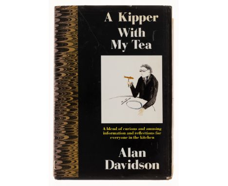 Davidson (Alan) A Kipper with my tea, Elizabeth David's copy (without bookplate), with a few autograph notes loosely inserted