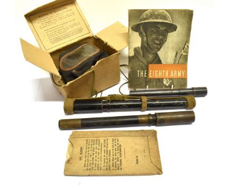 A SECOND WORLD WAR BRITISH SIGHTING SCOPE NO.22 MK II  by W. Ottway &amp; Co. of Ealing, for use on early 6 Pounder Anti-Tank