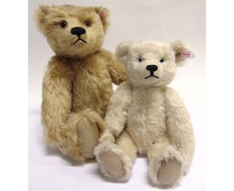 TWO STEIFF COLLECTOR'S TEDDY BEARS  comprising 'New Mr Cinnamon' (EAN 038846), blond, limited edition 19/3000, with certifica