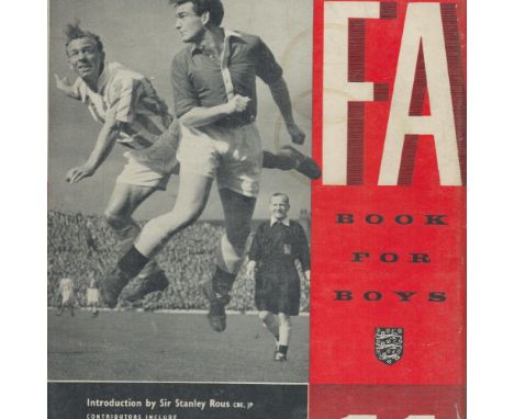 The FA Book for Boys number 11 1958 First Edition Hardback Book published by William Heinemann Ltd some ageing good condition