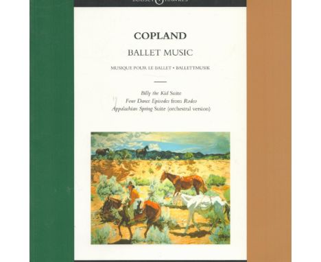 Ballet Music by Aaron Copeland 1999 First Edition Softback Book published by Boosey and Hawkes some ageing good condition. So