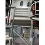 RING-R Mulch Surge Bin Hopper and access Platform with Auger