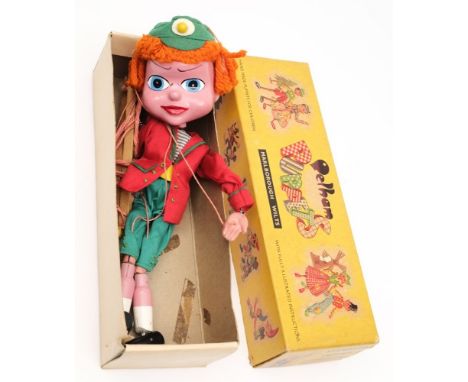 A Pelham puppet of Gerry Anderson's 'Torchy the Battery Boy', in original box:.